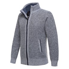 클라우스 베이직 니트 안감기모 남성 골프 자켓 KL4057