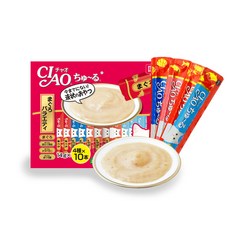 이나바 차오 츄르 고양이 간식, 참치버라이어티, 560g, 40개