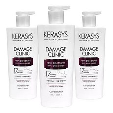 애경 케라시스 데미지 클리닉 단백질 손상 모발 케어 컨디셔너 600ml 3개