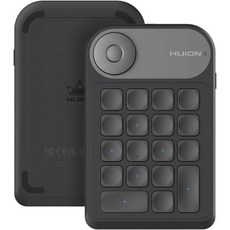 다이얼 5 키가 있는 HUION 키다이얼 미니 블루투스 프로그래머블 키패드 18개 맞춤형 키 드로잉 태블릿용 무선 바로가기 키보드 PC 맥북 서피스 프로 노트북, Bluetooth, Bluetooth