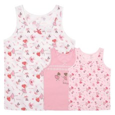 mrkids 芭蕾舞女孩純棉女童背心3件組 SB003