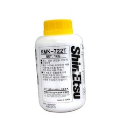 신에츠 KMK-722T 실리콘 이형제 성형 윤활 광택용 몰드릴리즈, 1kg