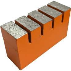 瑞鴻防水 刨除機鑽石磨塊組 五齒(中拋) 磨地機專用 防水材料去除, 單磨塊, 1個