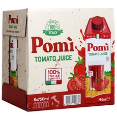 포미 토마토주스, 750ml, 6개