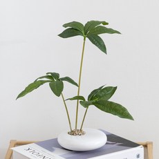 홍콩야자수반set 28cm 조화 인테리어, 3개