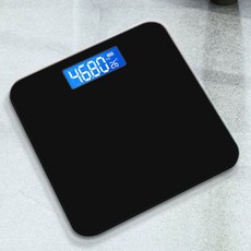 고정밀 체중계 디지털 몸무게체중계 실내온도 겸용, 1개, 블랙, 상세설명참조