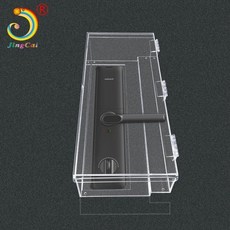 디지털 번호키 현관 레인커버 아크릴 잠금 커버 방수 빗물가리개 도어락 지문, A. JCX26 투명, A. JCX26 투명