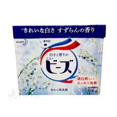 日本花王 KAO 酵素洗衣粉 玫瑰花香 鈴蘭花香 洗淨升級 濃縮, 1個, 藍色 鈴蘭花香