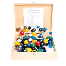 칠판자석용 화합물분자구조 과학수업도구 중등교구 화학실험키트 체결봉 아기선물용, 1개