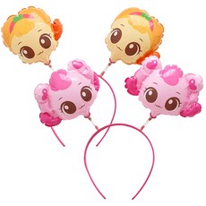 정인 풍선머리띠 파티머리띠 생일파티머리띠, 01.하츄핑