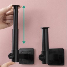 서유 무타공 길이조절 키친타올디스펜서 샤워타올걸이 길이조절행거