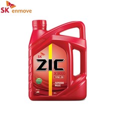 지크 디젤 중장비 대형 자동차 엔진오일 교환 X3000 10W-30 6L, 1개
