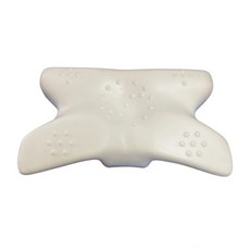 羽鄉 台灣研發製造超高分子乳膠真好睡蝴蝶枕-FX-01, 白色, 1個