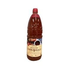 이츠웰 튀김엔스위트칠리소스 PET 2KG 6개, 1세트