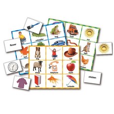 유아 영어단어 그림카드 빙고 보드 게임 교구 영어장난감 초등 5살 7세 7살, 1개