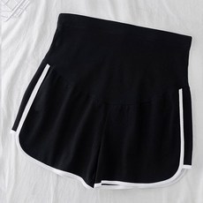 PU_엣지 사이드라인 임부 숏팬츠