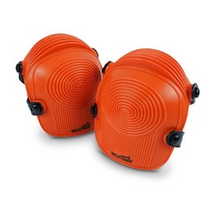MELOTOUGH 남녀용 작업용 무릎 보호대 - 건축 바닥 시공 지붕 시공용 - 편안하고 미끄럼 방지, 1개, orange