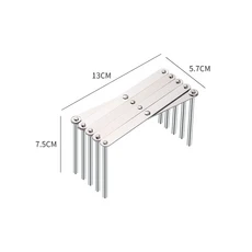 접이식 주방 접시 배수 랙 식기 보관 정리함 트레이 건조 선반 스탠드 거치대 1PC, 01 S