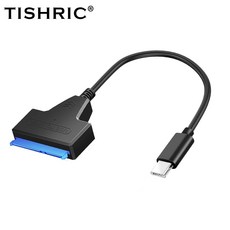 SATA USB 3 0 Type C 2in1 케이블 2 5인치 외장 HDD SSD 어댑터 22핀 6Gbps, Type-C