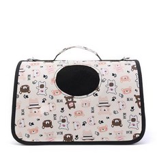 寵物包 單肩斜跨包 夏季貓咪外出包 便攜貓包, 1個, 米色1010