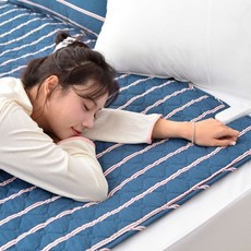 울언니추천샵 프리미엄 카본 탄소매트 전기 온열매트 전기장판 안전난방 겨울용 싱글매트 D, 블루