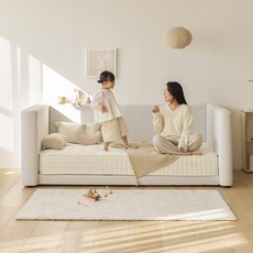 포니엘 패브릭 저상형 데이베드 아기침대 프레임 SS 일반형, 포니엘 패브릭 침대프레임 SS_일반형