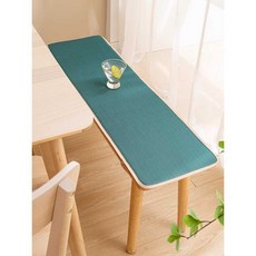 여름 쿠션 벤치 얇은 긴의자방석 커버 쿨 롱 스트립 방석 미끄럼방지 식탁의자커버, 1개, 20. 얼음실크-라이트브라운 30x80