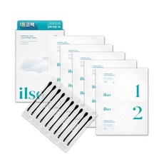 ilso 韓國 粉刺導出液 化妝棉片 粉刺刮棒 組合, 1個, 溫和舒緩粉刺清潔鼻貼1盒五片