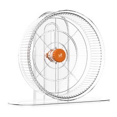 딩동펫 햄스터 높이조절 무소음 쳇바퀴 XL, 투명, 1개