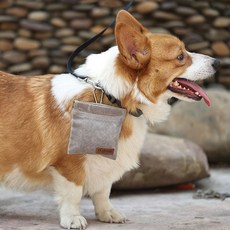 (BND-A23) 반자동 미니 산책가방 강아지산책가방 jun+38906Ty, 브라운