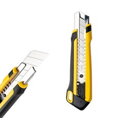 델리툴즈 대형 빅 오토락 커터칼 작업용 도배 장판 칼 25mm, 빅 커터칼_25mm (DL025), 1개