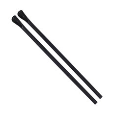 씨앤몰 6mm x 19.5cm 벌크포장 슬러쉬빨대 검정, 1개, 400개입