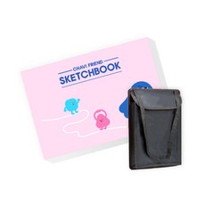 화구가방 미술화판 스케치북 도화지 8절 대용량 105g 125매 영아트