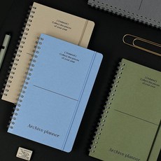 꿈꾸는비 플래너 일정다이어리, 01 올리브그린