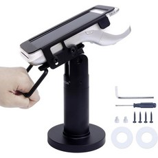Pax A920 Pro용 신용카드 단말기 스탠드 7인치 높이 기기 회전 기울기 가능 POS 결제 전체 금속 프레임 나사 접착제 부착 검은색