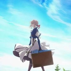 스터드드 바이올렛 에버가든 애니메이션 레트로 페인팅 프린트 거실용 벽장식 그림, 9. E23