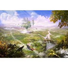 직소 내추럴목재 환상의 조각퍼즐 나무재 원목소재 1000피스 나라 13847pc 1(PC), 1개