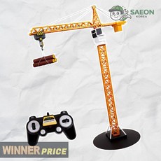 세이온 바니랜드 RC카 무선 타워 크레인 자동차장난감 건설완구 실내놀이