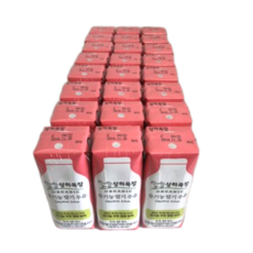상하목장 유기농 멸균우유 딸기맛, 125ml, 12개