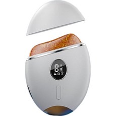 愛康盈 臉部刮痧儀 磁吸電動砭石刮痧機 紫外線殺菌 臉部刮痧板 提拉美容 熱敷按摩, 紅砭石旗艦款