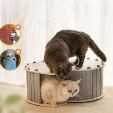 [당일출고] 펠트 고양이 숨숨집 고양이 쉼터 캣 동굴 하우스, 1개, 그린