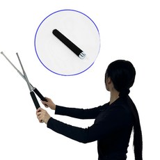 삼단봉 휴대용 안전 스틸 호신용 텔레스코픽봉 똑템, 1개