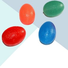 그립감 밀착력 좋은 휴대용 에그볼 젤리 악력기 손악력기 손목 근력기 아령 압력기 운동, 에그볼젤리악력기