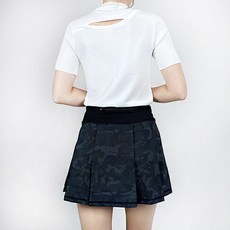 투솜 여성골프스커트 여자여름골프스커트 여름골프스커트 카모 기능성 백 지퍼포켓 치마 여자 여름 골프 웨어 의류 여름 스컬 카모패턴스커트