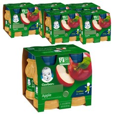 거버 주스 473ml, 사과(Apple), 6개