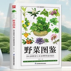 番茄書屋正版礦物與巖石圖鑑鳥圖鑑野花圖鑑野菜圖鑑鑑別指南自然科學讀物, 野菜圖鑑