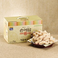 청송사과한과 [손예담] 청송애 유과1kg, 1kg, 동글이500g1+병과500g1