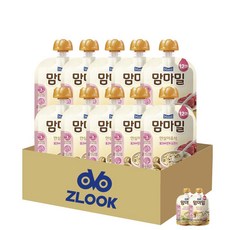 Maeil 每日 孩童輔食粥 12包入, 1組, 香菇口味+扇貝蘆筍口味