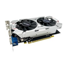 QTHREE GeForce GTX 750 Ti 4GB 그래픽 카드 GDDR5 128비트 HDMI DVI VGA PC 작업용 비디오 컴퓨터 GPU PCI Expres