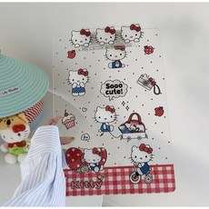 키티 A4 아크릴 클립보드, 1개, 레드키티